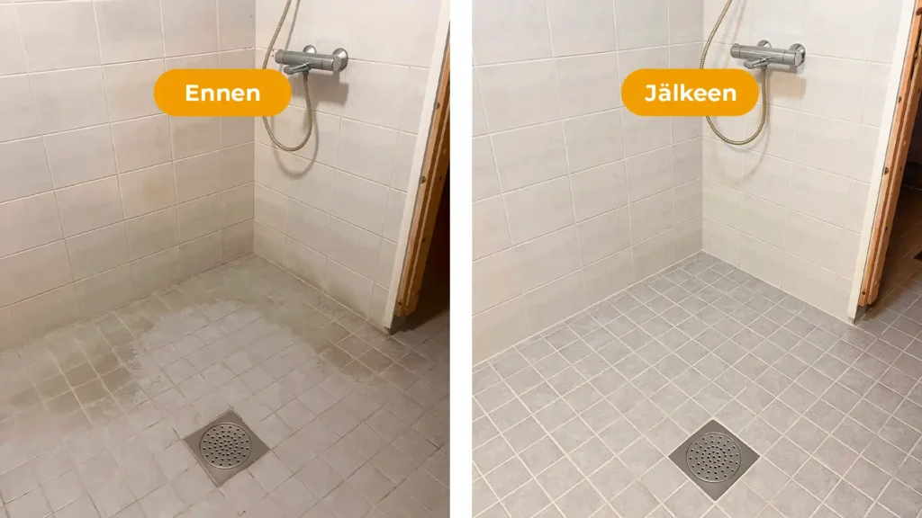 Kylpyhuoneen nanopinnoitus ja tehopuhdistus